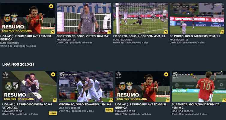 App da Sport TV passa a mostrar golos e resumos dos jogos mesmo para quem não é cliente pago