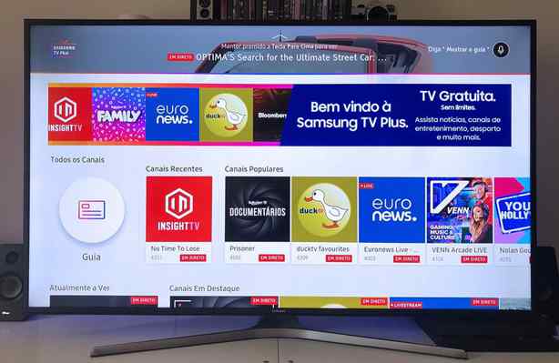 Samsung estreia em Portugal app de streaming que dá acesso a vinte canais gratuitos